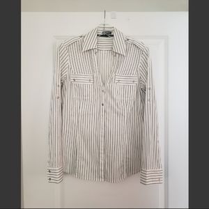 Express long sleeve button-up